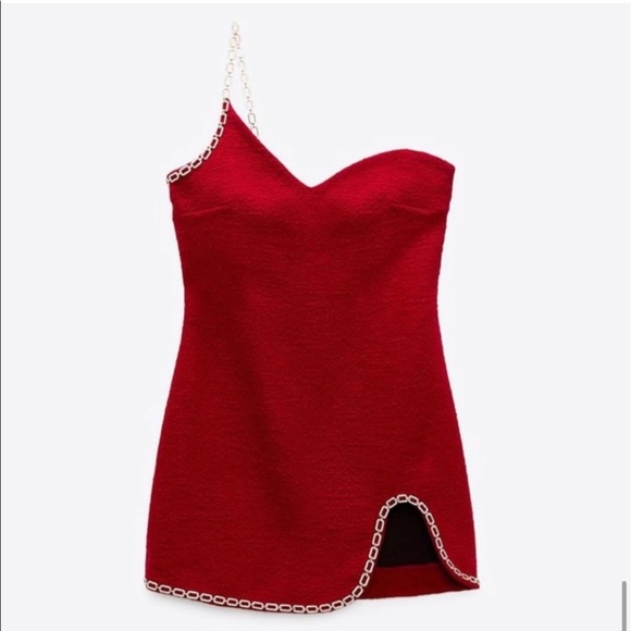 NWT ZARA 2 Piece Blazer and Dress Set - Picture 4 of 16